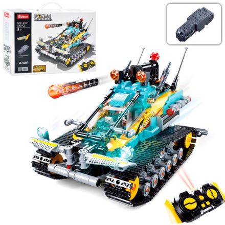 Конструктор SLUBAN M38-B1021 радіокер. 2.4G, акум., транспорт, 530 дет