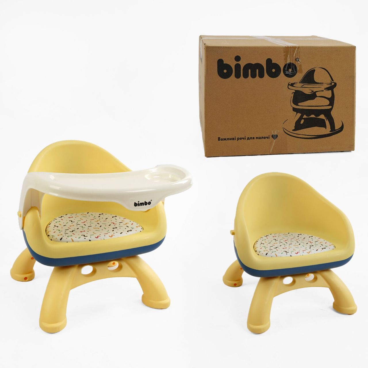 Стілець BM-62300 (1) "Bimbo", розмір зі столиком: 45х37х38 см, м’яка сидушка