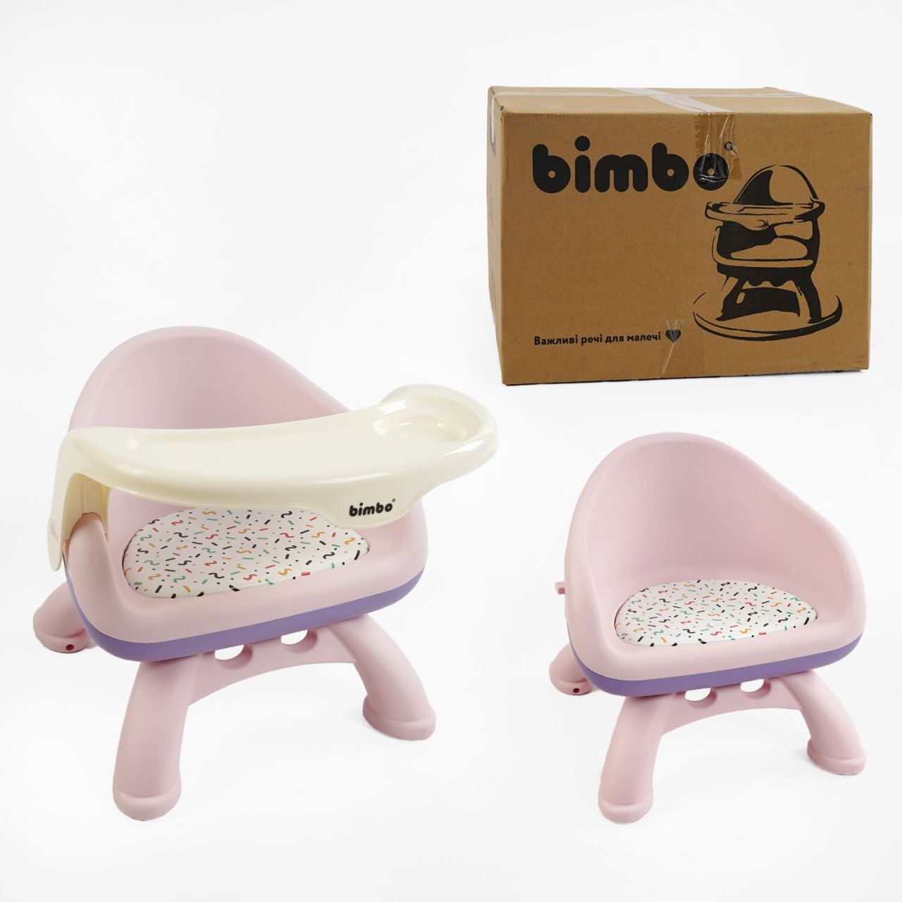 Стілець BM-93497 (1) "Bimbo", розмір зі столиком: 45х37х38 см, м’яка сидушка