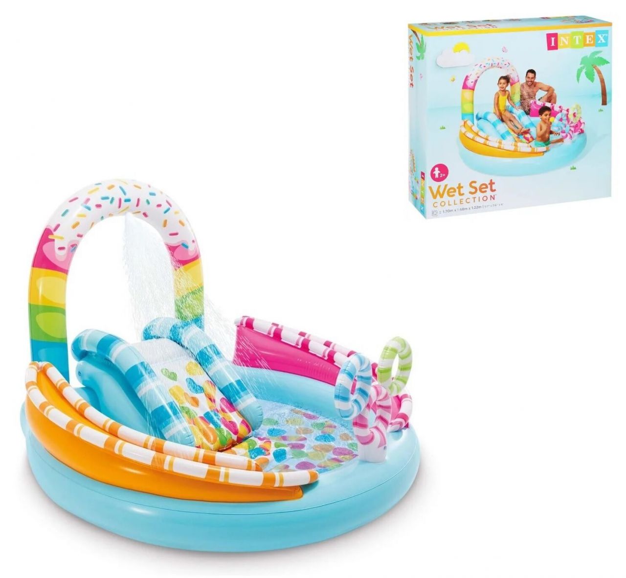 Intex Ігровий центр 57144 NP (2) 170x168x122 см, об`єм=165л,