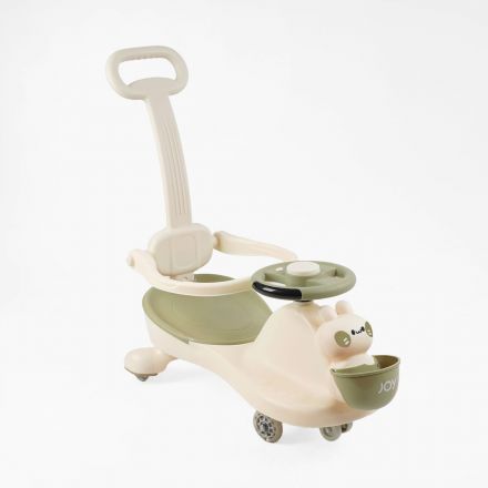 Каталка-толокар JOY LD-396-58 (1) колеса PU зі світлом, музика та світло, захисний бампер, батьківська ручка, в коробці