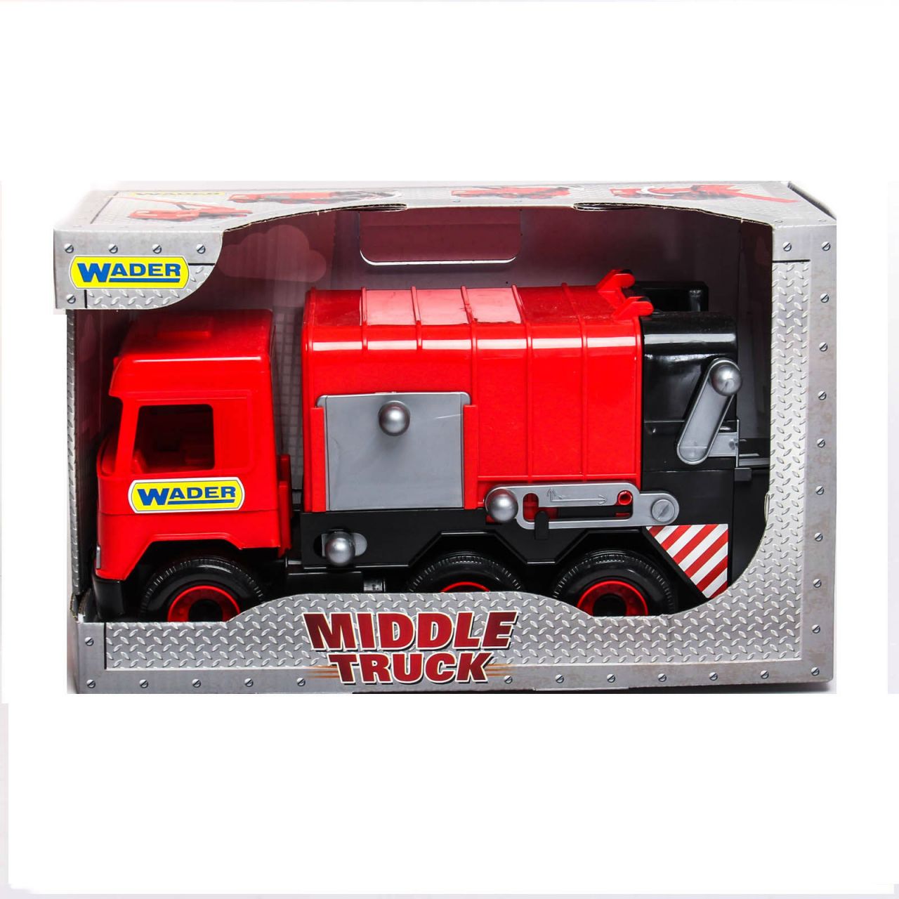 Сміттєвоз "Middle truck" (червоний) 39488 (4) "Tigres"