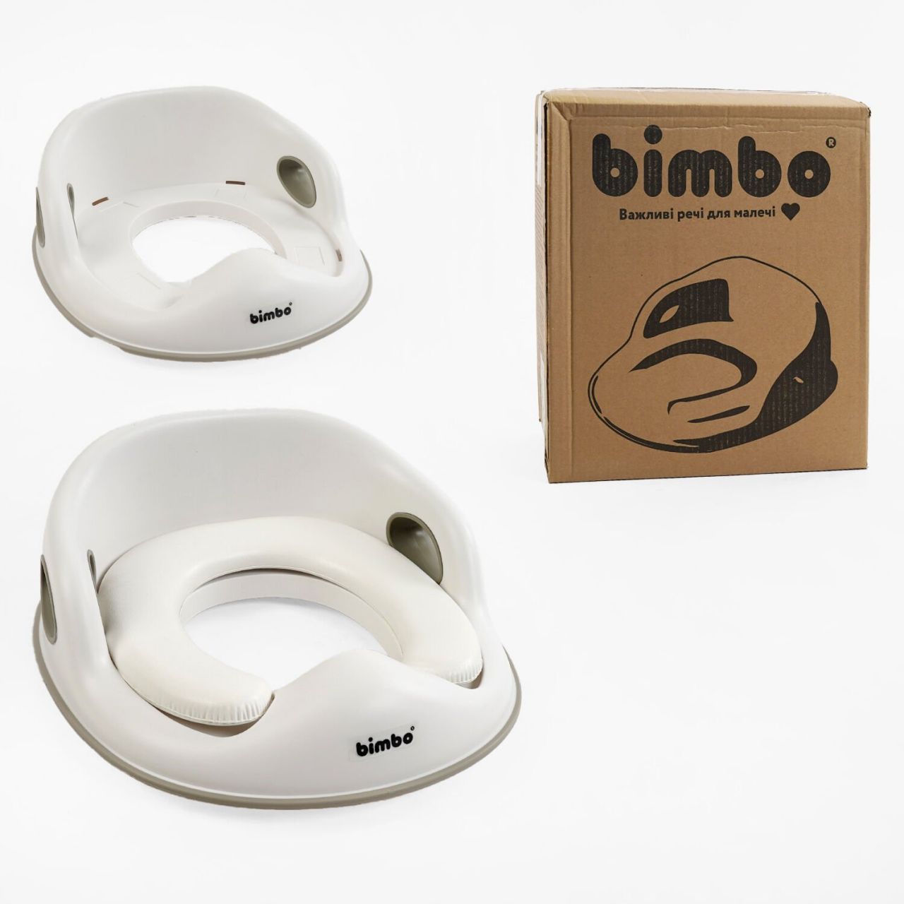 Накладка на унітаз BM-01172 (1) "Bimbo", 31х34х11 см, знімне м’яке сидіння