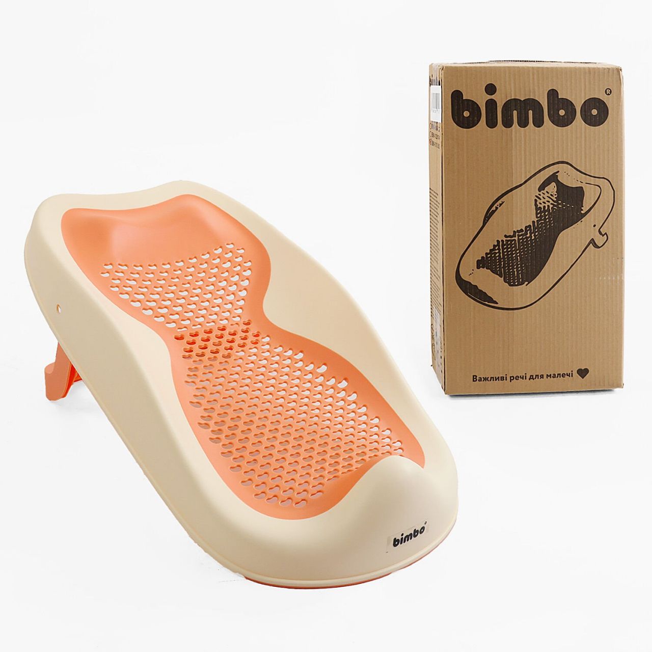 Підставка для ванни BM-11550 (1) "Bimbo", 27х52х20 см, силіконова перфорована основа 
