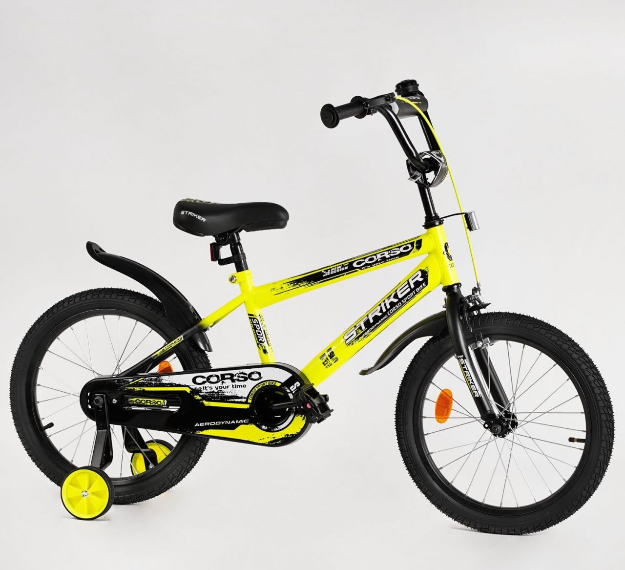 Велосипед 18'' дюймов 2-х колёсный ''CORSO'' STRIKER EX - 18546