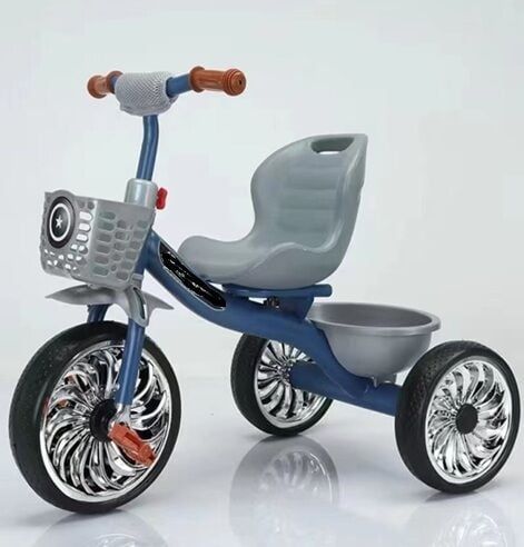Велосипед 3-х колісний BS-30711 / BS-307-11 "Best Trike" (1) колеса EVA переднє 12’’, заднє 10``, сталева рама, кошик