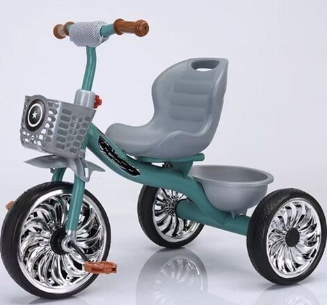 Велосипед 3-х колісний BS-40250 / BS-402-50 "Best Trike" (1) колеса EVA переднє 12’’, заднє 10``, сталева рама, кошик