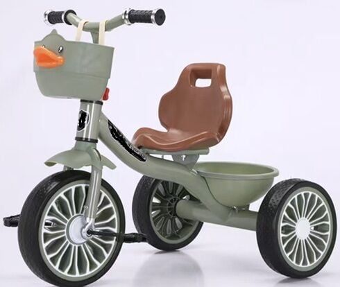Велосипед 3-х колісний BS-76752 / BS-767-52 "Best Trike" (1) колеса EVA переднє 10’’, заднє 8``, сталева рама, кошик