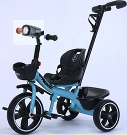 Велосипед 3-х колісний BS-7920-34 "Best Trike" (1) колеса EVA переднє 10’’, заднє 8’’, сталева рама, ОЗВУЧУВАННЯ, батьківська ручка