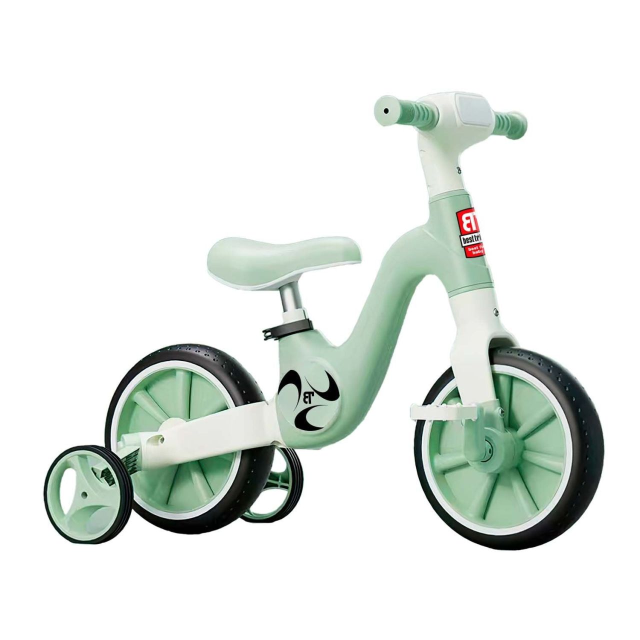 Велосипед-трансформер Best Trike BT-14192 (1) колеса 10’’, українське озвучування, з’ємні педалі, з’ємні допоміжні бокові колеса