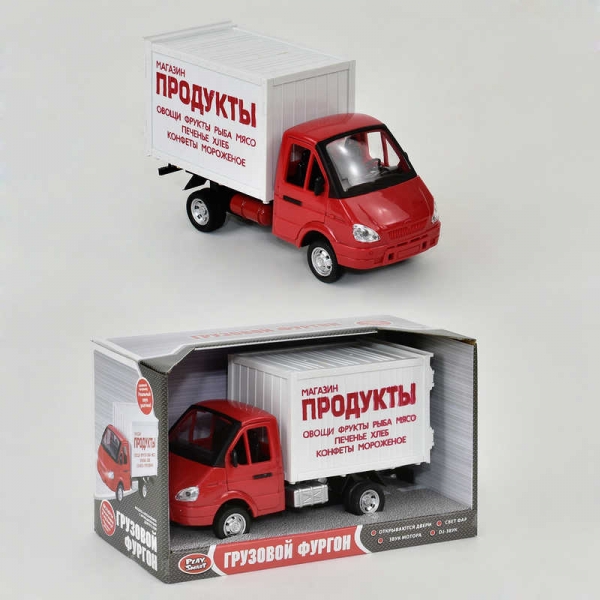 Машинка инерция Газель ''Продукты'' 9077 A