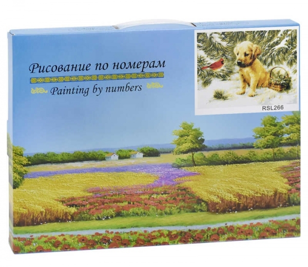Картина по номерам ''Я и мой мишка'' 40*50 см КНО4671