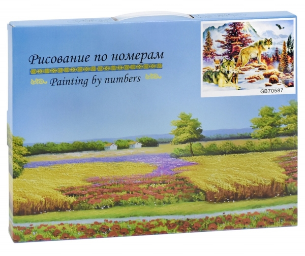 Картина по номерам ''Волшебная пара'' 40*50 см КНО3527