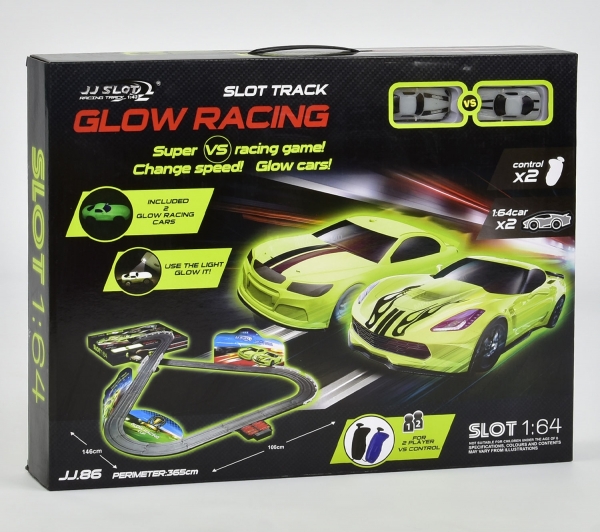 Автотрек ''Glow Racing'' JJ 86-2