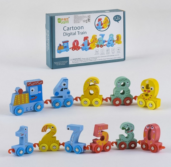 Деревянная игра ''Поезд'' С 35879
