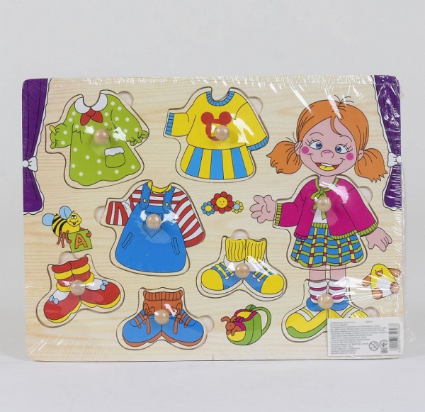 Деревянная игра Рамка-вкладыш С 35956