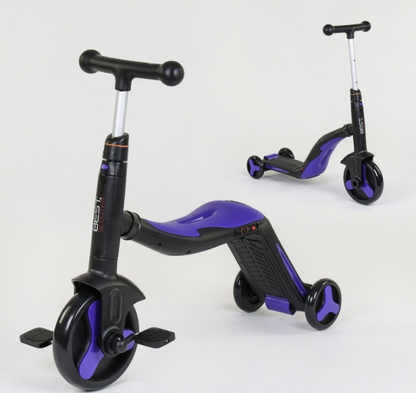 Самокат 3в1 JT 30304 Best Scooter, самокат-велобег-велосипед