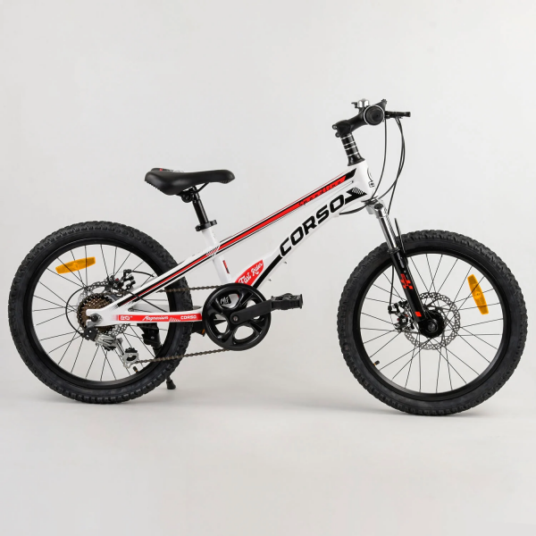 Детский спортивный велосипед 20’’ CORSO «Speedline» MG-56818 (магниевая рама, Shimano Revoshift 7 скоростей)