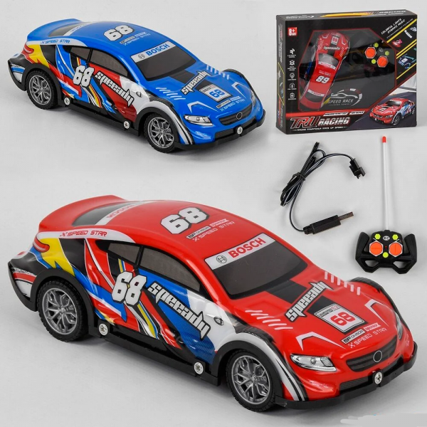 Машина на р/у 925 B (2 цвета, подсветка, музыка, аккумулятор 3.7 V)