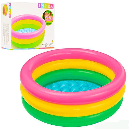 Intex Бассейн 57107 (размером 61х22см, объёмом: 33л, от 1 до 3 лет)