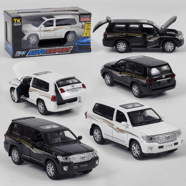 Машина металлическая 63410 ''Auto Expert'' (2 цвета, свет, звук, инерция, открываются двери)