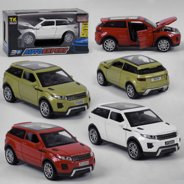Машина металлическая 58108 ''Auto Expert'' (3 цвета, свет, звук, инерция, открываются двери)