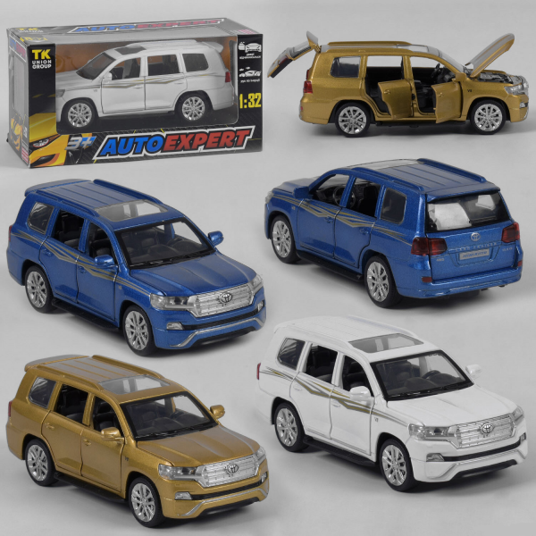 Джип металлопластик LF - 68682 ''Auto Expert'' (3 цвета, свет, звук, инерция, открываются двери)