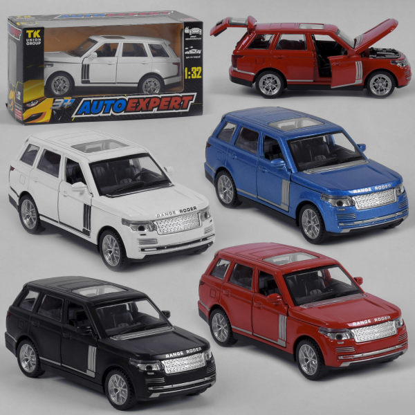 Джип металлопластик LF - 49316 ''Auto Expert'' (4 цвета, свет, звук, инерция, открываются двери)