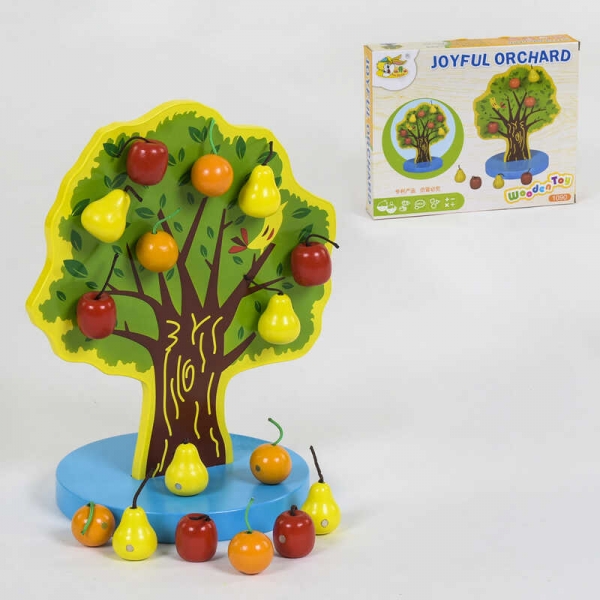 Деревянная игра на магните С 39408