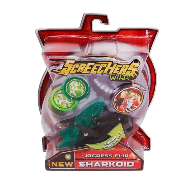 Машинка-трансформер SCREECHERS WILD! S2 L1 - ШАРКОИД EU684204