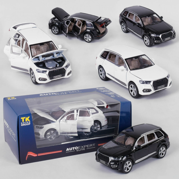 Джип EL 5263 ''Auto Expert'' (2 цвета, 1:24 масштаб, свет, звук, инерция, открываются двери)