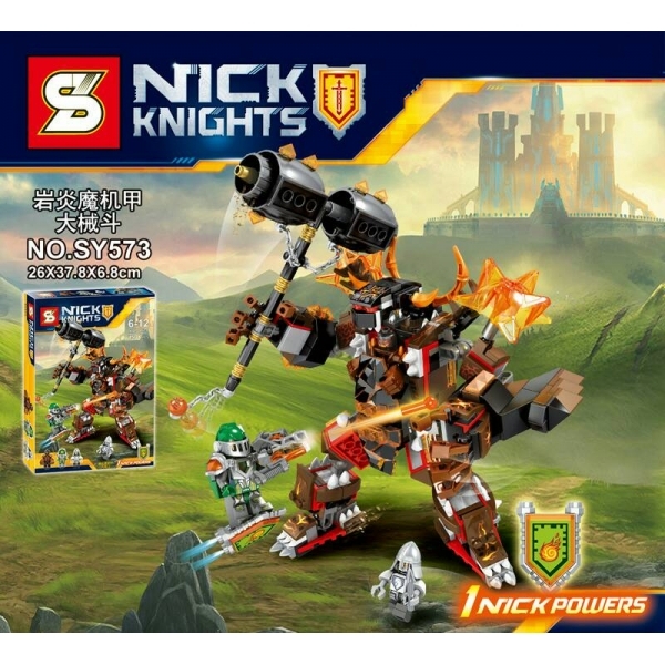 Конструктор SY573 ''Nexo Knight'' (Рыцари Нексо) ''Боевой робот Молтора''
